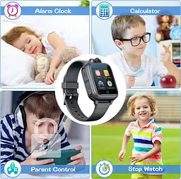 Розумний годинник Awatty Kids для хлопчиків і дівчаток, Модний розумний годинник для хлопчиків для дітей 5-12 років - мініатюра 8