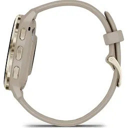 Смарт-годинник Garmin Venu 3S Soft Gold Stainless Steel Bezel with French Gray Case and Silicone Band (010-02785-02/52) [130196] - мініатюра 6