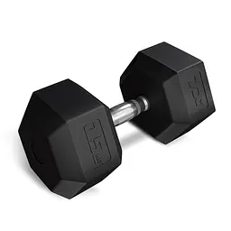 Гантеля шестигранна прогумована TX-150RD Trex Sport 15кг