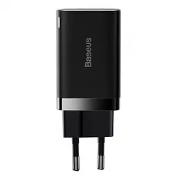 Мережевий зарядний пристрій Baseus Super Si Pro Quick Charger 1USB + 1Type-C 30W CCSUPP-E01 Black - мініатюра 4