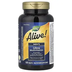 Мультивітаміни ультра для чоловіків Nature's Way Alive! Men's Ultra Multivitamin 150 таблеток