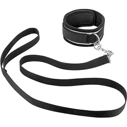 Фіксатор для рук і шиї з повідцем Fetish Tentation SubMission bar With handcuffs and collar - мініатюра 2