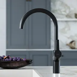 Змішувач для кухні Damixa Eclipse black DX310720300 Чорний матовий - мініатюра 3