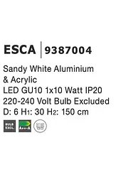 Підвіс Nova Luce ESCA 9387004 - мініатюра 9