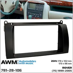 Перехідна рамка Rover 75 AWM 781-28-106 - мініатюра 5