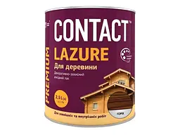 Лазур CONTACT 2,5л для деревини Горiх
