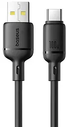 Кабель Baseus Silky Series Fast Charging Cable USB to Type-C 100W 2m Black