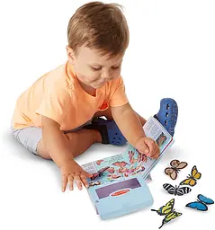 М'яка книга Melissa & Doug з ігровими фігурками метеликів (MD31281) - мініатюра 5