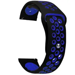 Ремінець Nike Sport 20mm Samsung Watch Active/Galaxy S4 42/44mm/Gear S2 Classic/Xiaomi Amazfit Black