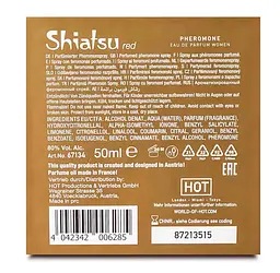 Парфуми з феромонами женские Shiatsu Pheromone Fragrance women red 50 ml - мініатюра 6