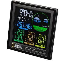 Метеостанція National Geographic VA Colour LCD 3 Sensors (9070700) - мініатюра 2
