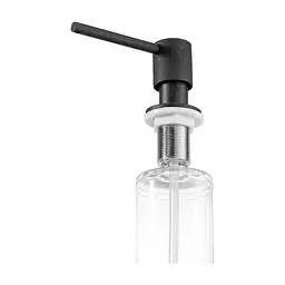 Дозатор для рідкого мила GRANADO Redondo black shine (gd0201) - мініатюра 2