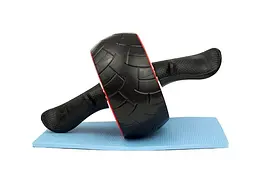 Колесо для преса PowerPlay 4326 зі зворотним механізмом AB Wheel Pro Чорно-червоне (PP_4326_Black/Red) - мініатюра 3