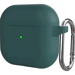 Чохол Silicone Case для Apple AirPods 4 Dark Green [122755] - мініатюра 2