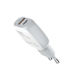 Комплект блок і кабель LDNIO Type-C to Lightning Cable A2313C 1USB і 1Type-C білий - мініатюра 4