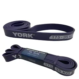 Резинка для фітнесу York 17,5-35кг - 2080x29x4,5 мм, фіолетовий - мініатюра 5
