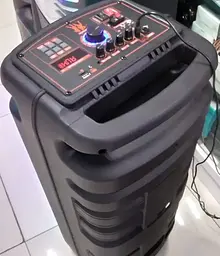 Акустична система XPRO GZ-X898 8х2 30W бездротовий і дротовий мікрофони пульт чорна (41192-GZ-X898_4898) - мініатюра 5