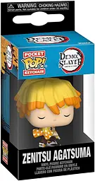Фігурка-брелок Funko Pop Demon Slayer Zenitsu 4 см (DS ZA 869 4) - мініатюра 2