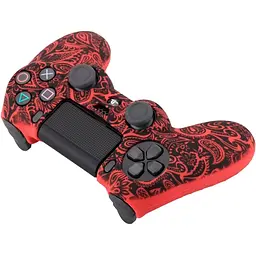 Чохол на геймпад Silicone Case для Sony DualShock 4 Red-Black [44721] - мініатюра 4