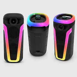 Колонка-Bluetooth 4 дюйма MS-3638BT 40 см / Акустична систем з Bluetooth / Колонка з RGB підсвічуванням - мініатюра 4