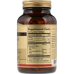 Риб'ячий Жир Solgar Omega-3 EPA, DHA 950 мг 50 желатинових капсул - мініатюра 2