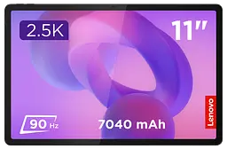 Планшет Lenovo Idea Tab 8/128 GB Wi-Fi Luna Grey (сірий) зі Стилусом + Pen (ZAFR0462UA)