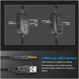 Навушники Onikuma Gaming K8 LED - мініатюра 3