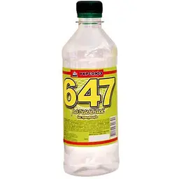 Розчинник 647 УКРСОЮЗ 0,5л 0,42кг б/п