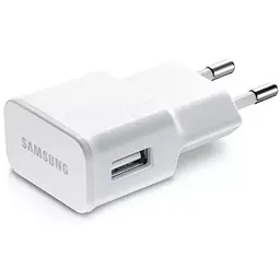 Сітчасте зарядне пристрій Samsung (1USB, 1.55А) Білий (EP-TA50EWE) OEM - мініатюра 2