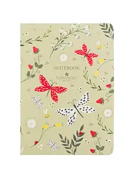Блокнот A5 80 арк. AXENT Turnowsky Secret Garden 2 клітинка (8700-18-A-TR)