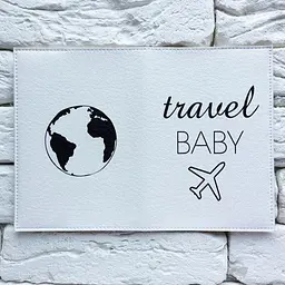 Обкладинка для паспорта Travel Baby 3 екошкіра - мініатюра 3