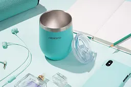 Термокухоль Ardesto Compact Mug 350 мл блакитний - мініатюра 4