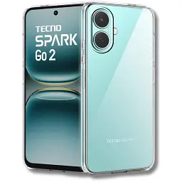 Чохол до мобільного телефона BeCover Silicone Tecno Spark Go 2 (KM4) Transparent (714682) - мініатюра 1
