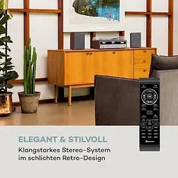 Стереосистема програвач вінілу Auna Birmingham HiFi (10034090) - мініатюра 3
