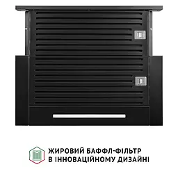 Витяжка телескопічна PERFELLI ISEO 6PSF NERO - мініатюра 6