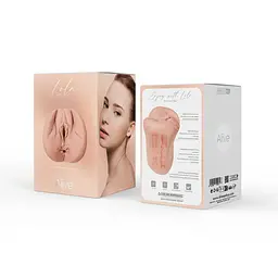 Мастурбатор-вагіна + попка Alive Lola Super Realistic Masturbator L Flesh, два канали, реалістик - мініатюра 6