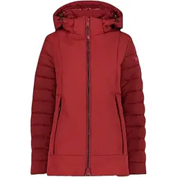 Куртка CMP Women's Sustainable Softshell Hybrid Jacket Red XXS (1097-32K1516-C905 34)