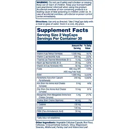 Комплекс для волосся Solaray Hair Nutrients 60 капсул - мініатюра 2
