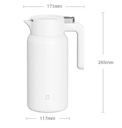 Термос MiJia Thermos Pot 1.5L White - мініатюра 2