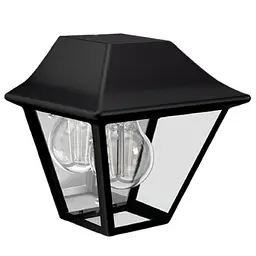 Вуличний настінний світильник Philips Alpenglow 42Вт цоколь E27 ІР44 без лампи чорний (915005382001) - мініатюра 2
