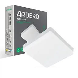 Свiтильник свiтлодiодний Ardero AL709ARD накладний 32W 5000K (80007) - мініатюра 2