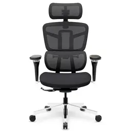 Офісне крісло Mealux S4 Air Fabric Black (HF-S4 F/B) - миниатюра 8