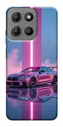 TPU чохол Demsky Pink neon car для Motorola Moto G15 4G