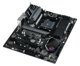 Материнська плата AM4 (B550) ASRock B550 PG Riptide, B550, 4xDDR4, CrossFireX, Int.Video(CPU), 6xSATA3, 2xM.2, 3xPCI-E 16x 4.0, 1xPCI-E 1x 3.0, 1xM.2 (Key E), ALC897, Killer E3100G, 12xUSB3.2/4xUSB2.0, HDMI, ATX - мініатюра 3