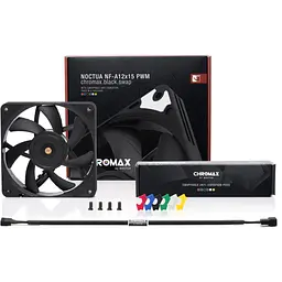 Корпусний вентилятор Noctua NF-A12x15 chromax.black.swap PWM [168020] - мініатюра 5
