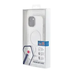 Чохол WIWU Magnetic Crystal with MagSafe iPhone 15 Transparent - мініатюра 2