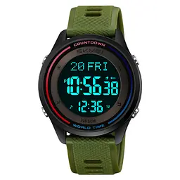 Чоловічий наручний годинник 2348AG Army Green Skmei acs0029992 - мініатюра 2