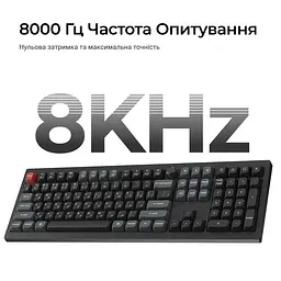Клавіатура бездротова Keychron V6 Ultra Keychron Red Switch Black RGB (V6U-D1-UA) - мініатюра 9
