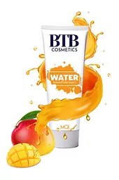 Змазка на водній основі BTB Flavored Mango (100 мл). Аромат та смак манго для солодких інтимних ігор - мініатюра 5