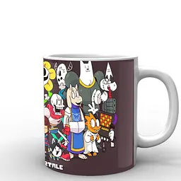 Кухоль GeekLand Undertale Андертейл постер UT.02.006 330 мл білий - мініатюра 3